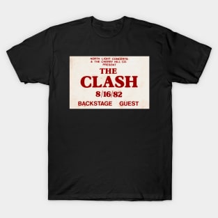 The Clash 1982 Backstage Pass T-Shirt